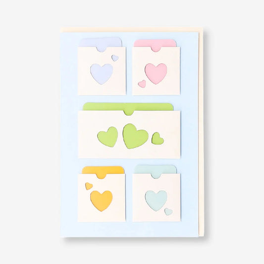 Card W Enevelope Small Messages (In)