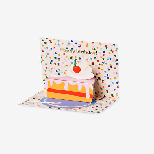 Card W Envelope Cake Pop Up (In)