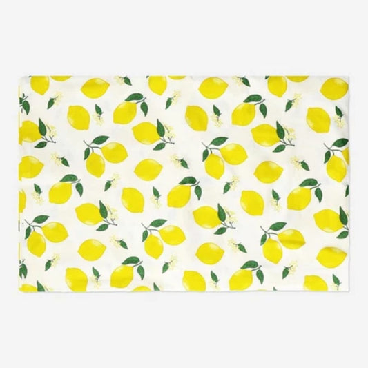 Table Cloth with Lemons Cotton 140X220 Cm