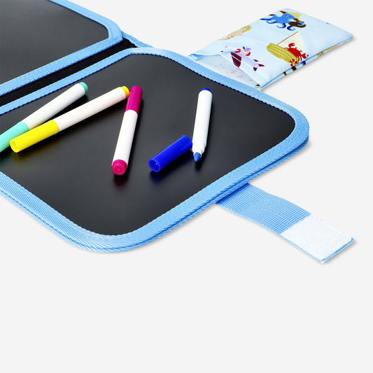 Black Plastic Drawith Board Book Pen Folder