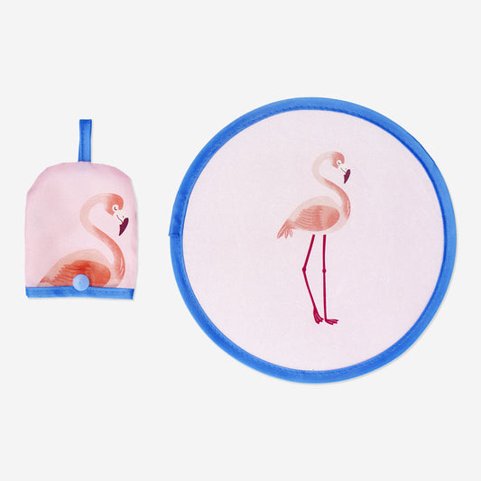 Fan Pop Up with Pouch Flamingo