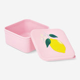 Boxsnack Plast Smal 8.5X8.5X4.3Cm Lemon