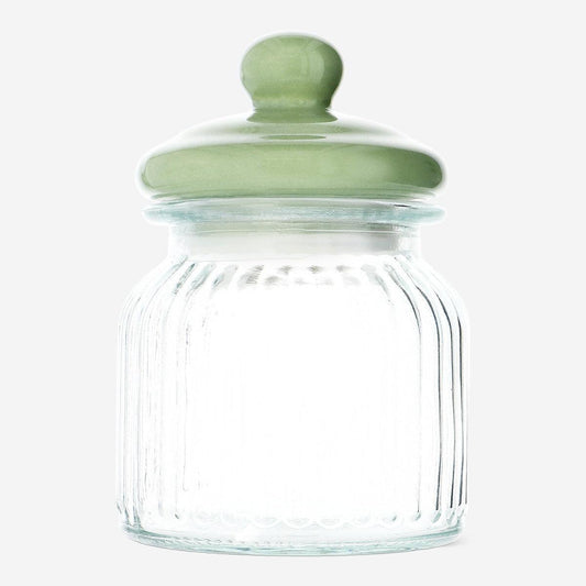 Container Glass with Ceramic Lid Large