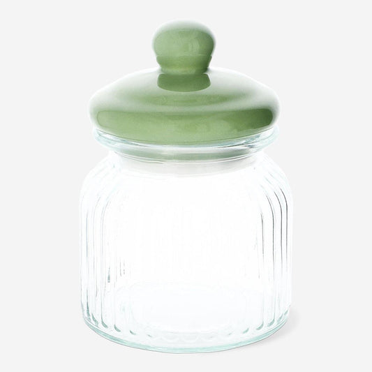 Container Glass with Ceramic Lid Large