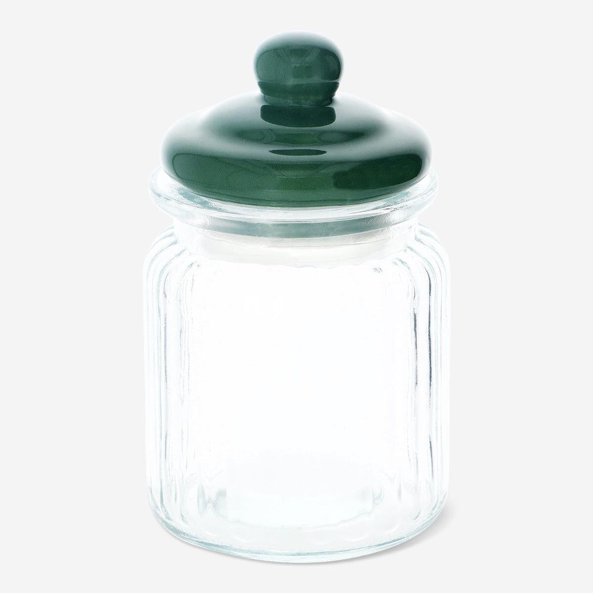 Container Glass with Ceramic Lid  Small