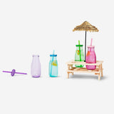 Glassbottle Wood Hold Set Beach 4 Bottle