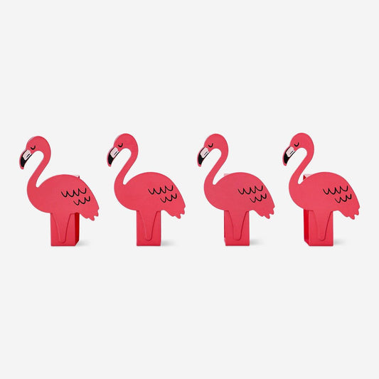 Tablecloth Holder Flamingo 4 Pcs Set