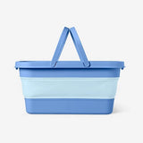 Basket Folable Handle N Table Beach Blue