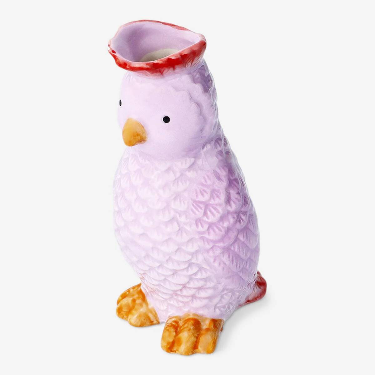 Vase Ceramic Parrot H: 14Cm