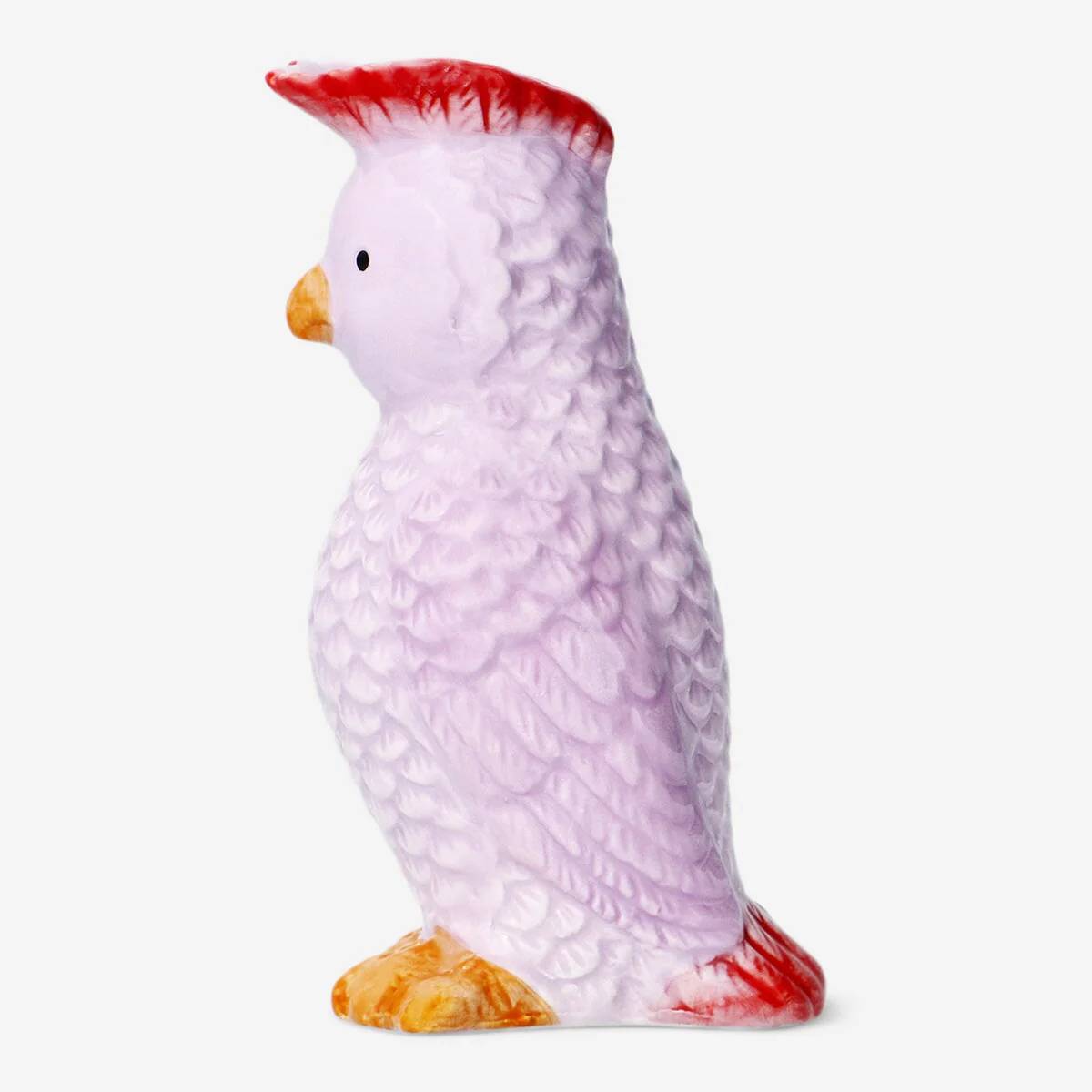 Vase Ceramic Parrot H: 14Cm