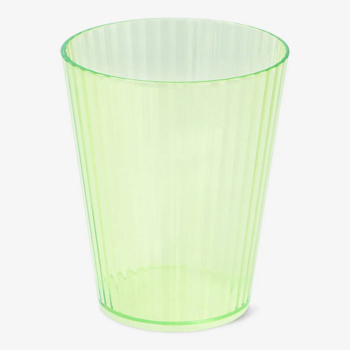 Drinking Glass Plastic Green Color