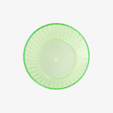 Drinking Glass Plastic Green Color