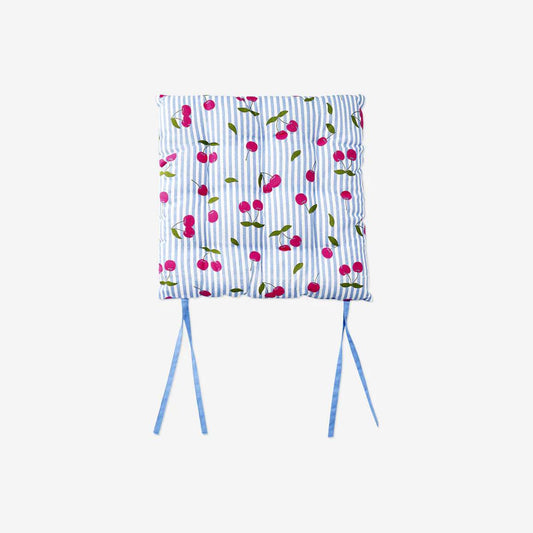 Cushion Seat 40X40Cm W Cherry Print
