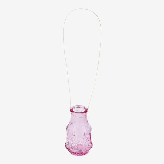 Vase Miniature Glass Pink
