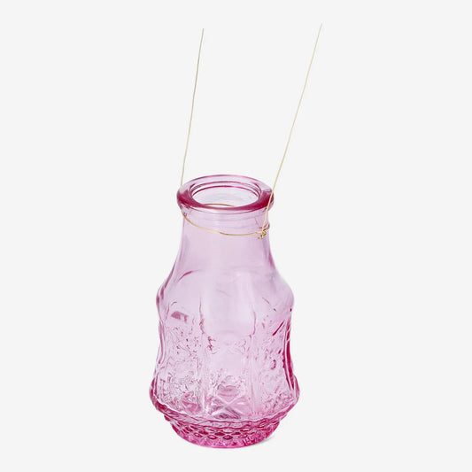 Vase Miniature Glass Pink