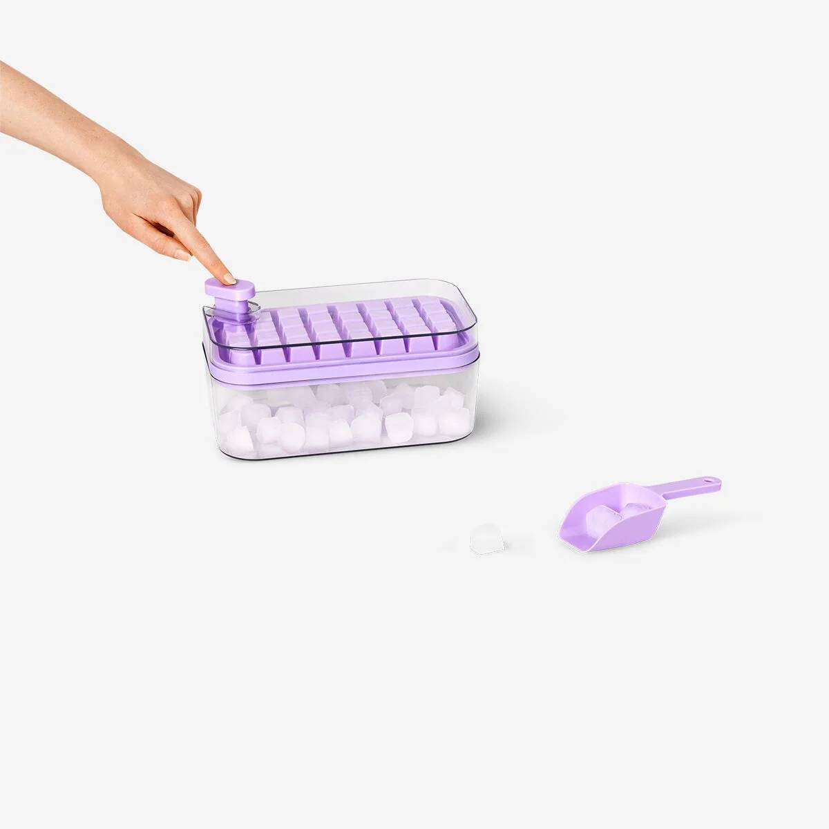 Ice Cube Tray And Storage Box With Lid A
