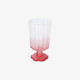 Wine Glass Sprayed Matt Color Pink