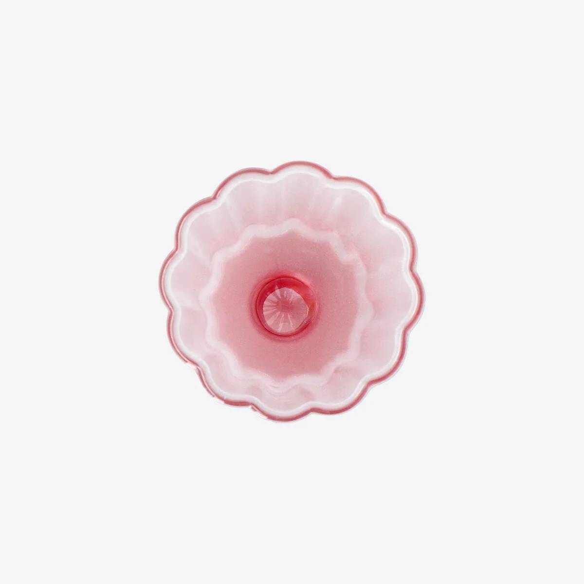 Wine Glass Sprayed Matt Color Pink
