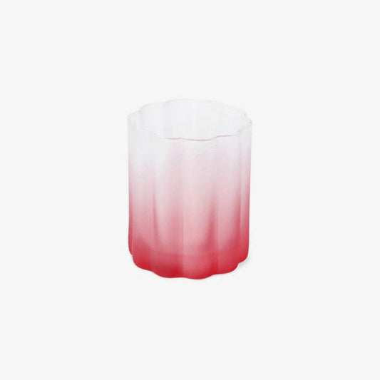 Drinking Glass Sprayed Matt Color Pink