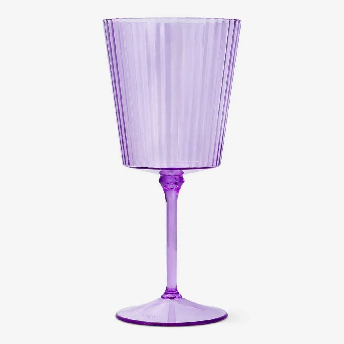 Wine Glass Plastic Purple Color