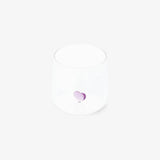 Drinking Glass With Embossed Heart Insid