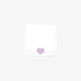 Drinking Glass With Embossed Heart Insid