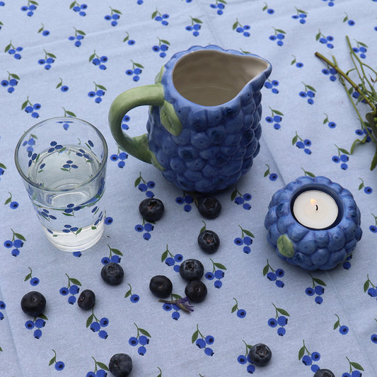 Tablecloth Wblueberries Cotton 140X220Cm