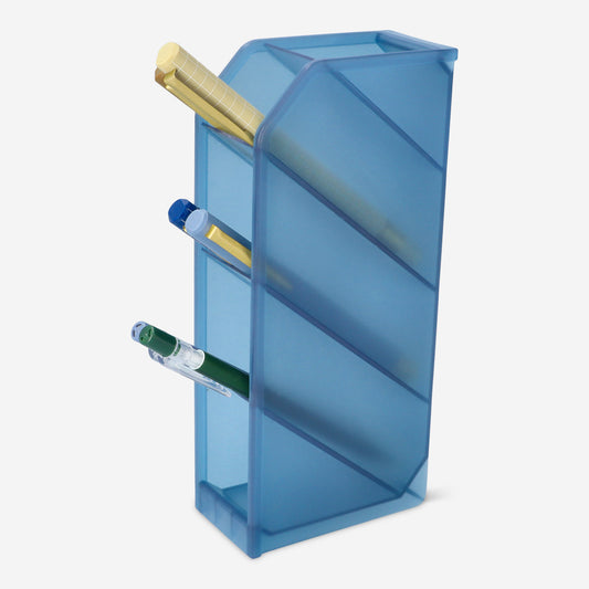 Organizer Desktop Blue Frosted