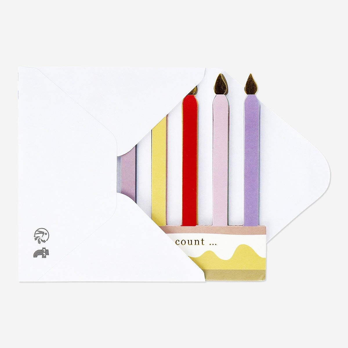 Card with Fold Out Candles