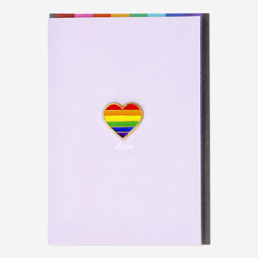 Card with Envelope Pride Heart