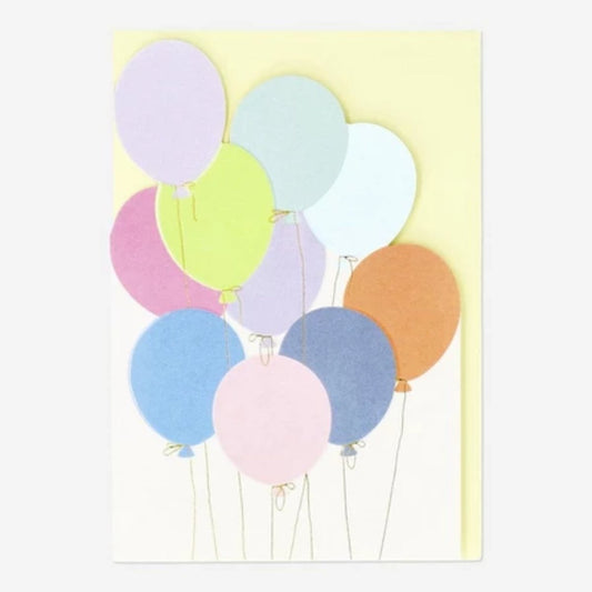 Card with Balloon Details