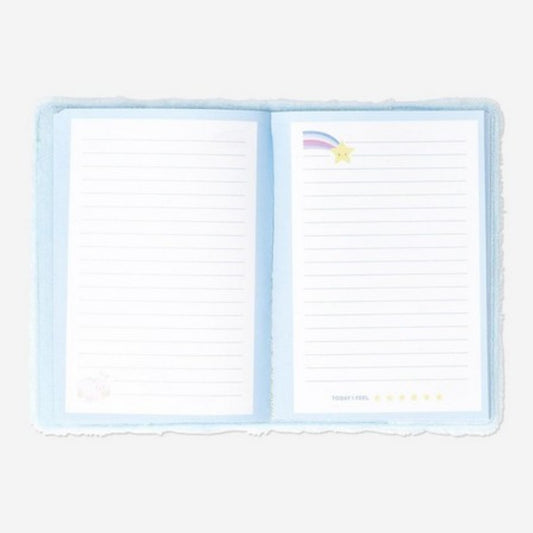 Notebook Shooting Star with Plush Cover