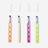 Highlighters Double Colored 4 Pcs