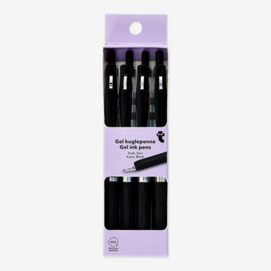 Pens Black 4 Pcs