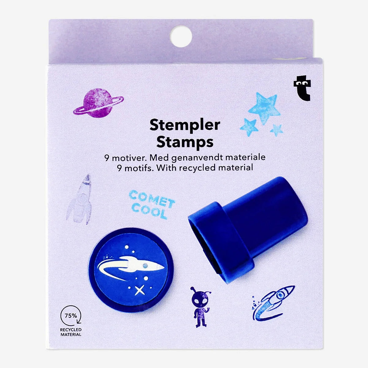 Stamps Space Kids 9 Pcs