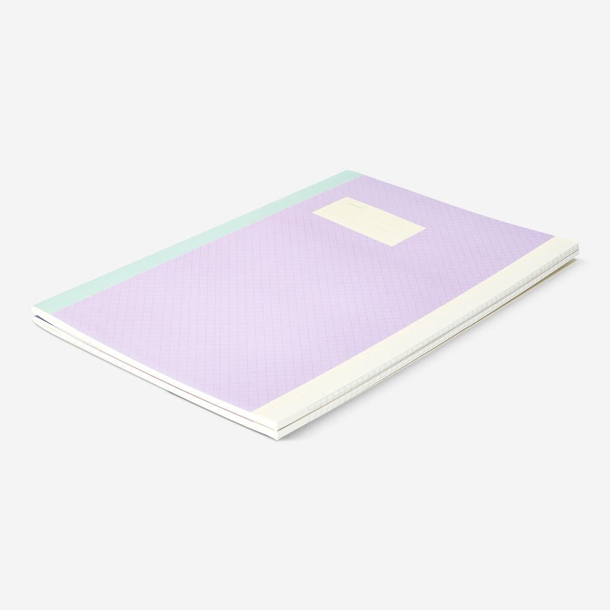 Notebook Composition Grid A4 2 Pcs