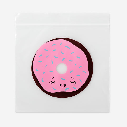 Zipper Lunch Bag 14 X 14.5 Cm 20 Pcs/Pk Donut