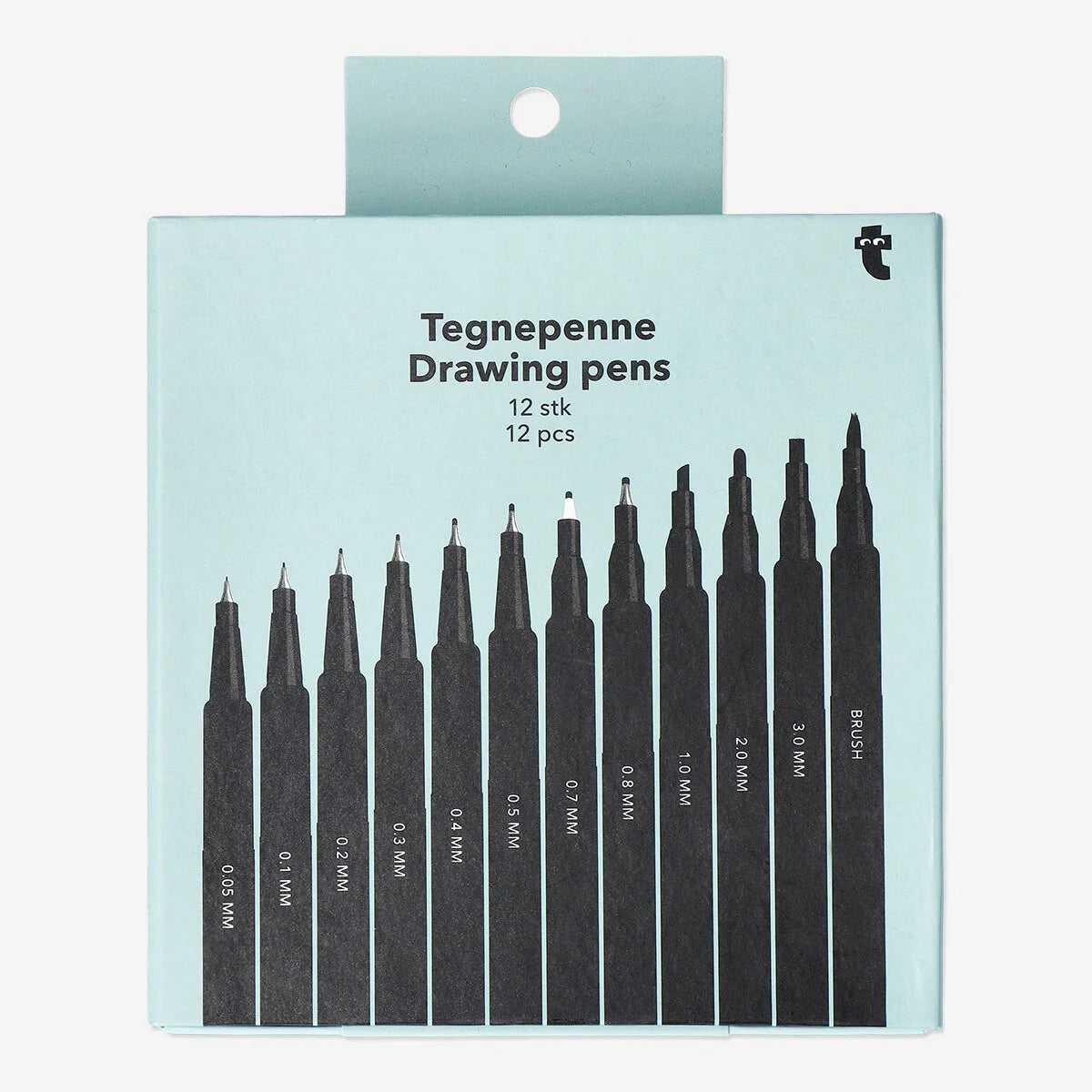 Drawing Pens & Calligraphy Pens In Box 12 Pcs – Flying Tiger Copenhagen