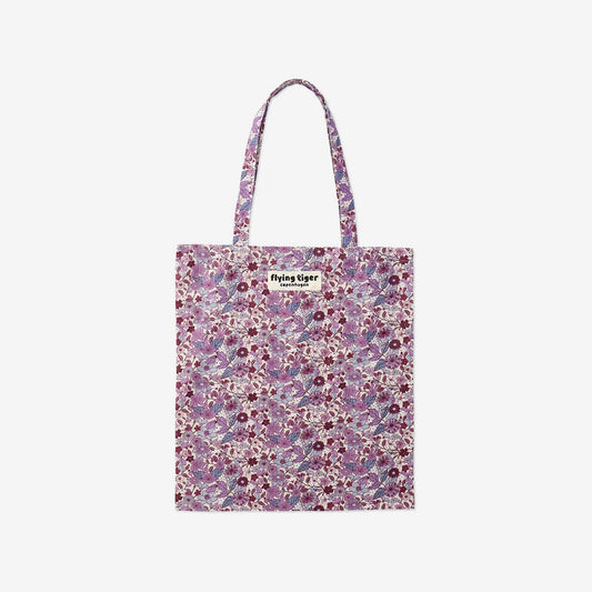 Tote Bag Flower Red Aop