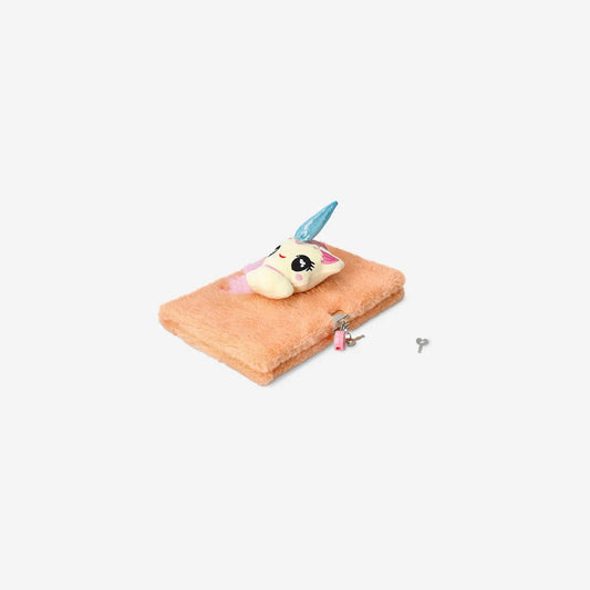 Notebook W Plush Cover