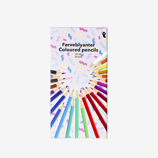 Coloring Pencils Erasable 24 Pcs