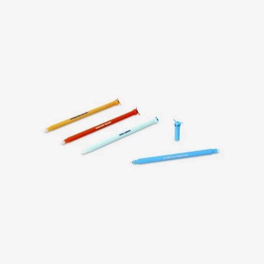 Erasable Gel Pens Aliens 4 Pcs