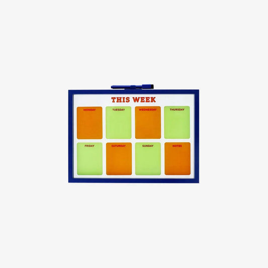 Planner Weekly Glass W. Marker