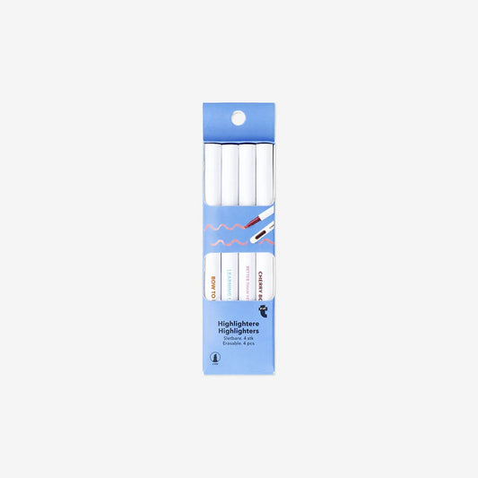 Highlighters Erasable 4 Pcs