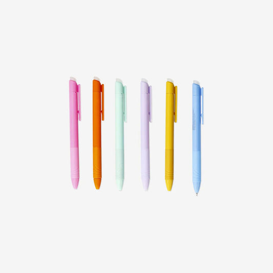 Pens Gel Erasable 6 Pcs