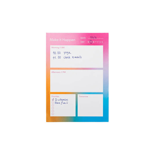Planner Make It Happen Notepad