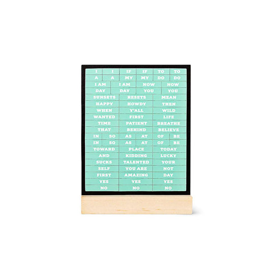 Magnetic Board For Desk W. Words