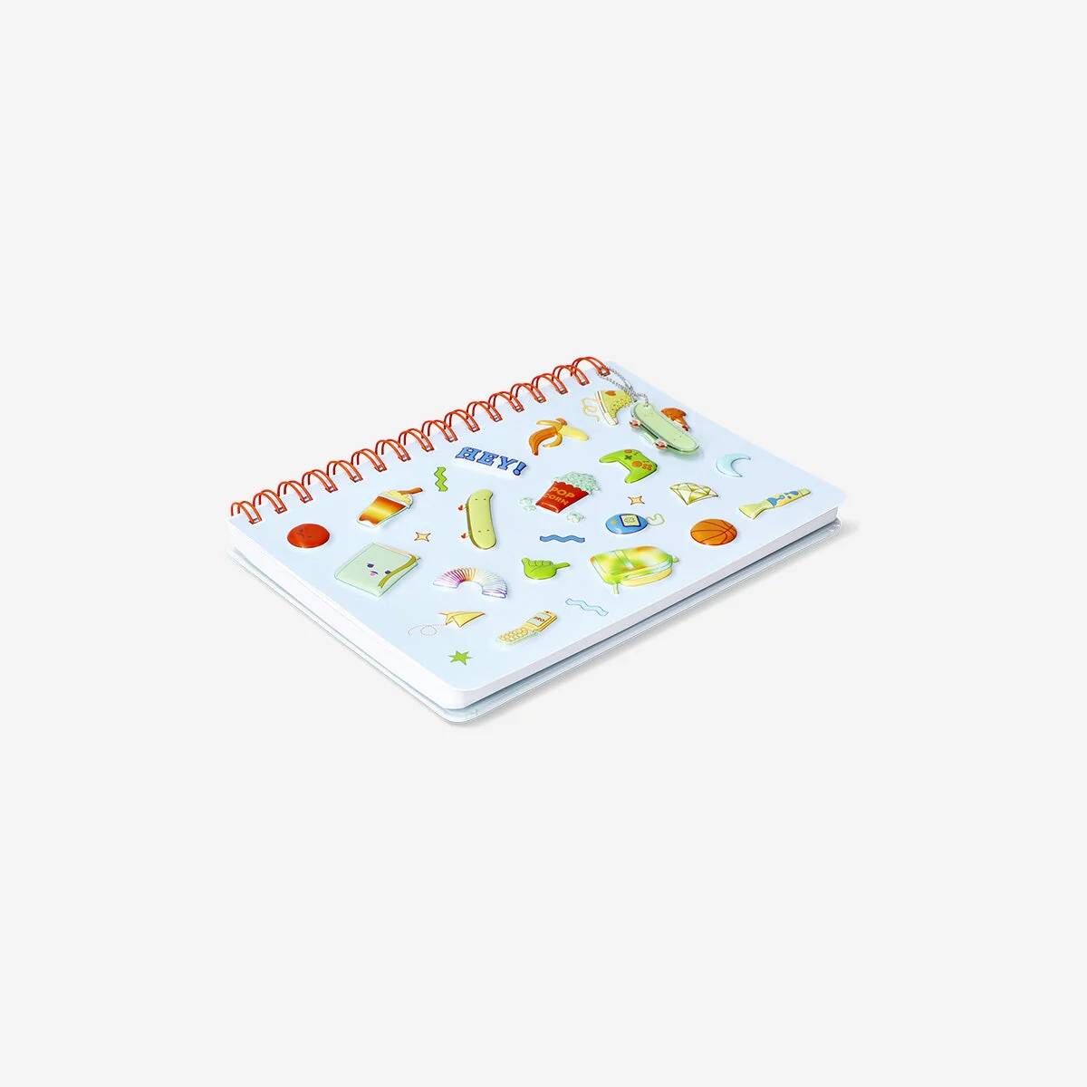 Notebook A5 Popping Cover W. Spiral