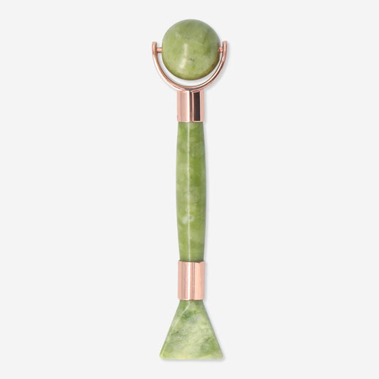 Face Roller Stone 2-1Ball & Scrape Green