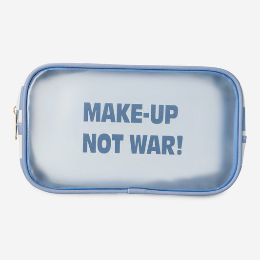 Make-Up Bag + Recycled Pu with Text